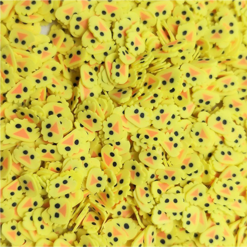 Art Craft Duck - 50g/lot Cute Yellow Duck Slices Polymer
