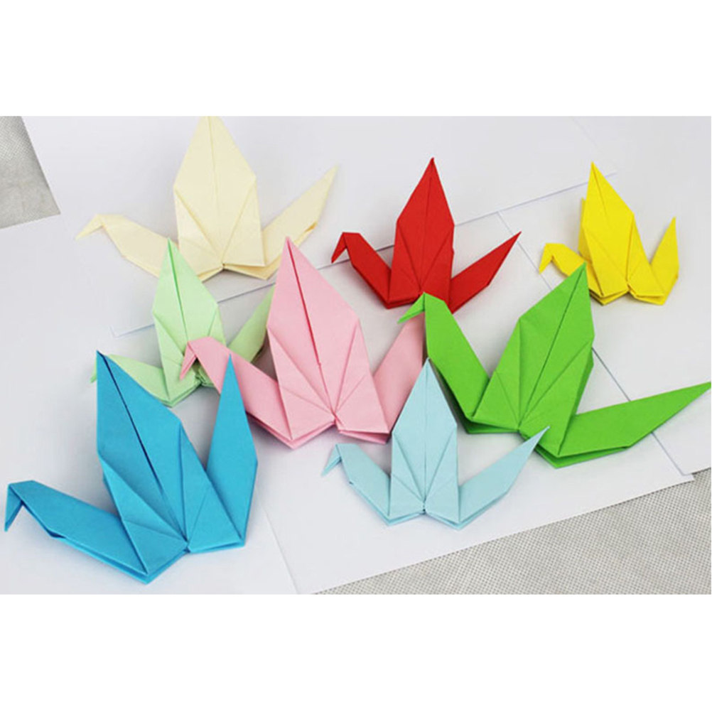 Art Craft Eyes - 75Pcs Colorful Origami Sheets Double Sided