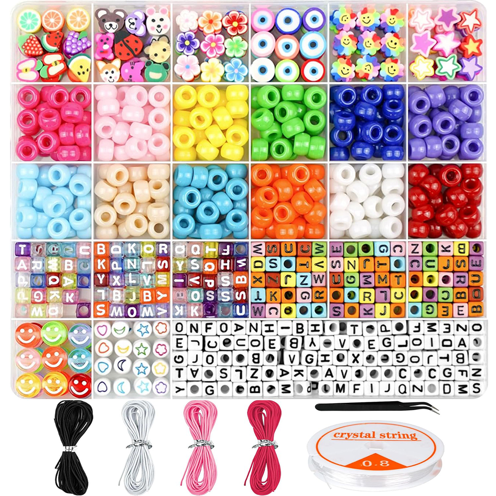 Polymer Clay Set - Dowsabel Bracelet Making Kit, Beads for