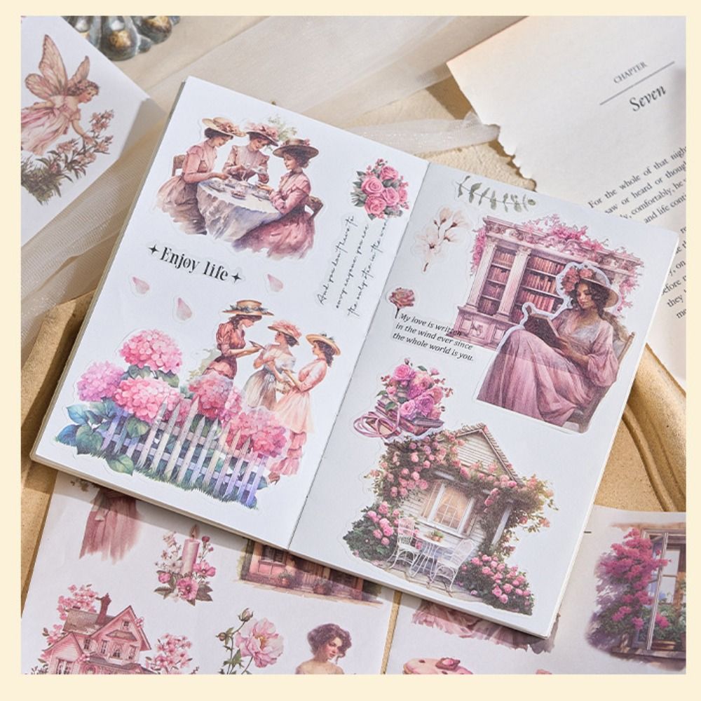 Art Craft 6 Year Old - Creative Sticker Book Removable Watercolor Design