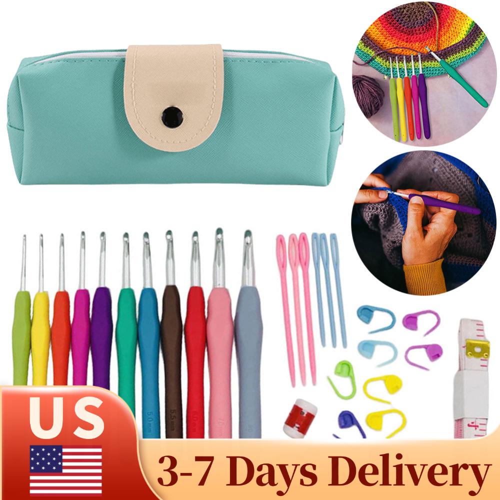 Crochet Hook Set - Crochet Hooks Set Yarn Knitting Needles