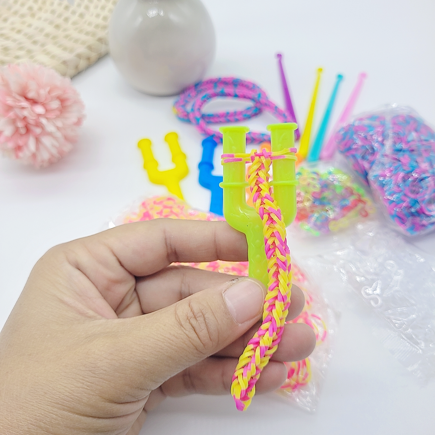 Crochet Hook Set - Friendship Bracelet Set, Includes 2 Large