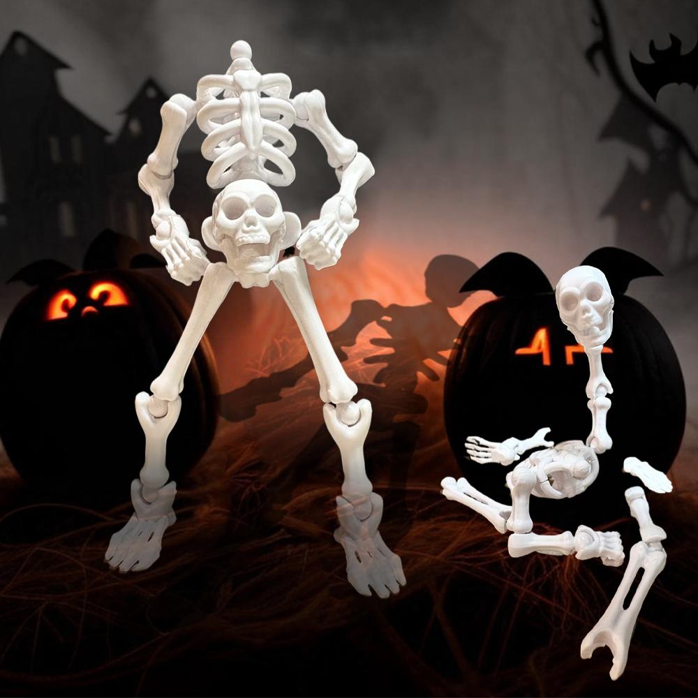 Art Craft Activity - DIY Skeleton Figurines Plastic Posable Mini