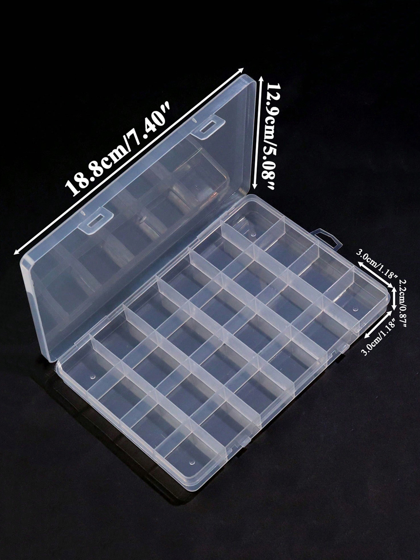 Art Craft Show - 1PC Nail Art Clear Plastic Storage