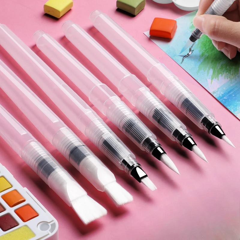 Art Craft 6 Year Old - 3/7pcs Watercolor Brush Pens Water Storage