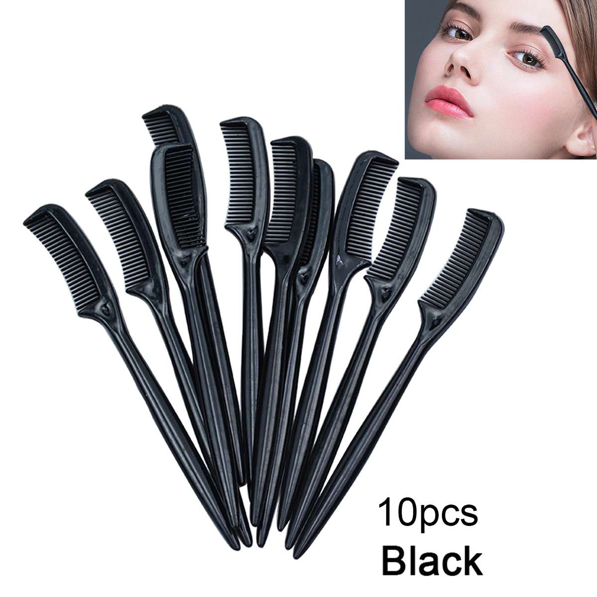 Art Craft Eyes - 10Pcs Mini Eyelash Combs Small Cute