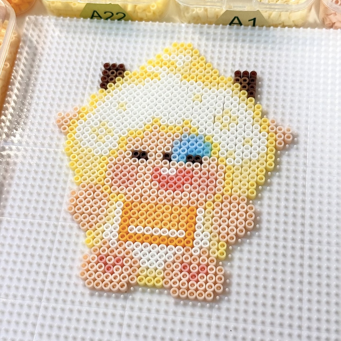 Art Craft 6 Year Old - Pixel Art 3D Bead Crafts |