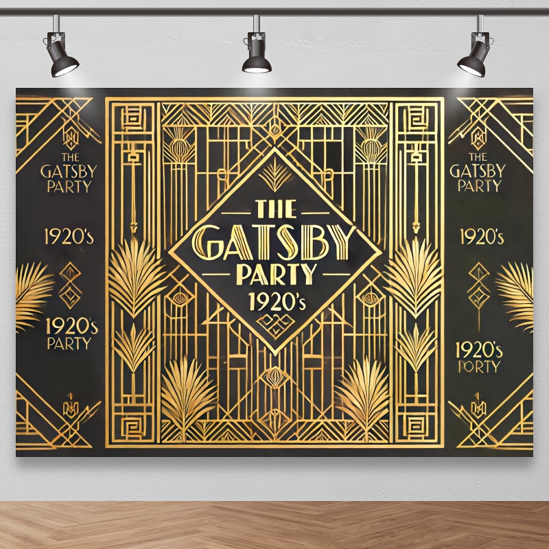 Art Craft Movement - Gatsby style photography background fabric of