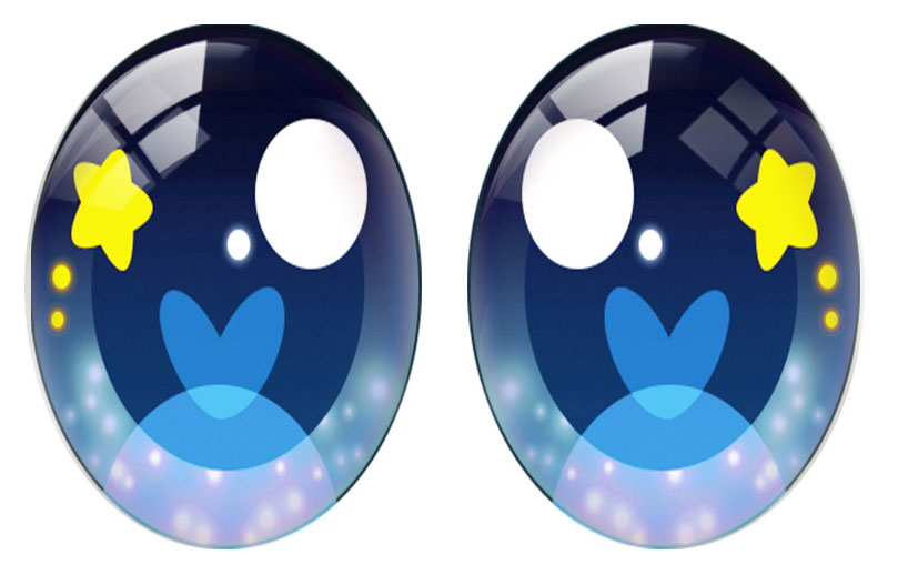 5pairs/lot Oval Blue Bling Car - Art Craft Eyes 评论和价格