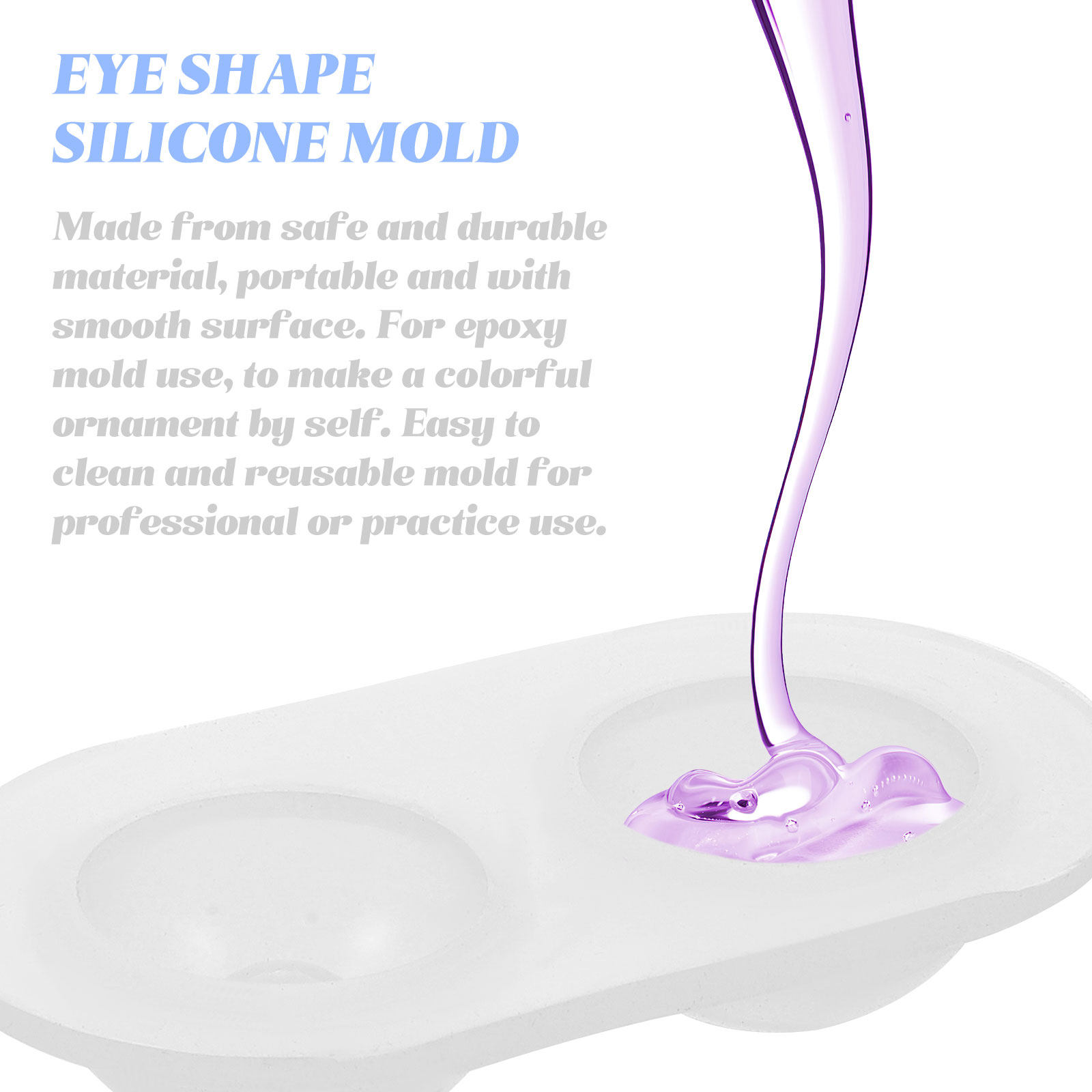 5Pcs Eyeball Mold for DIY Resi - Art Craft Eyes 评论和价格
