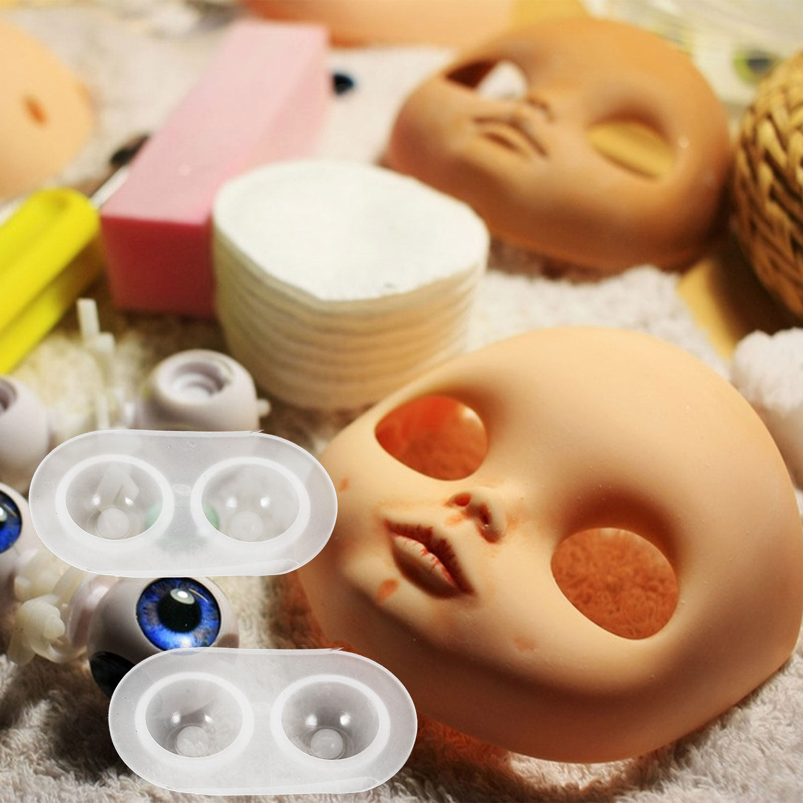 5Pcs Eyeball Mold for DIY Resi - Art Craft Eyes 评论和价格