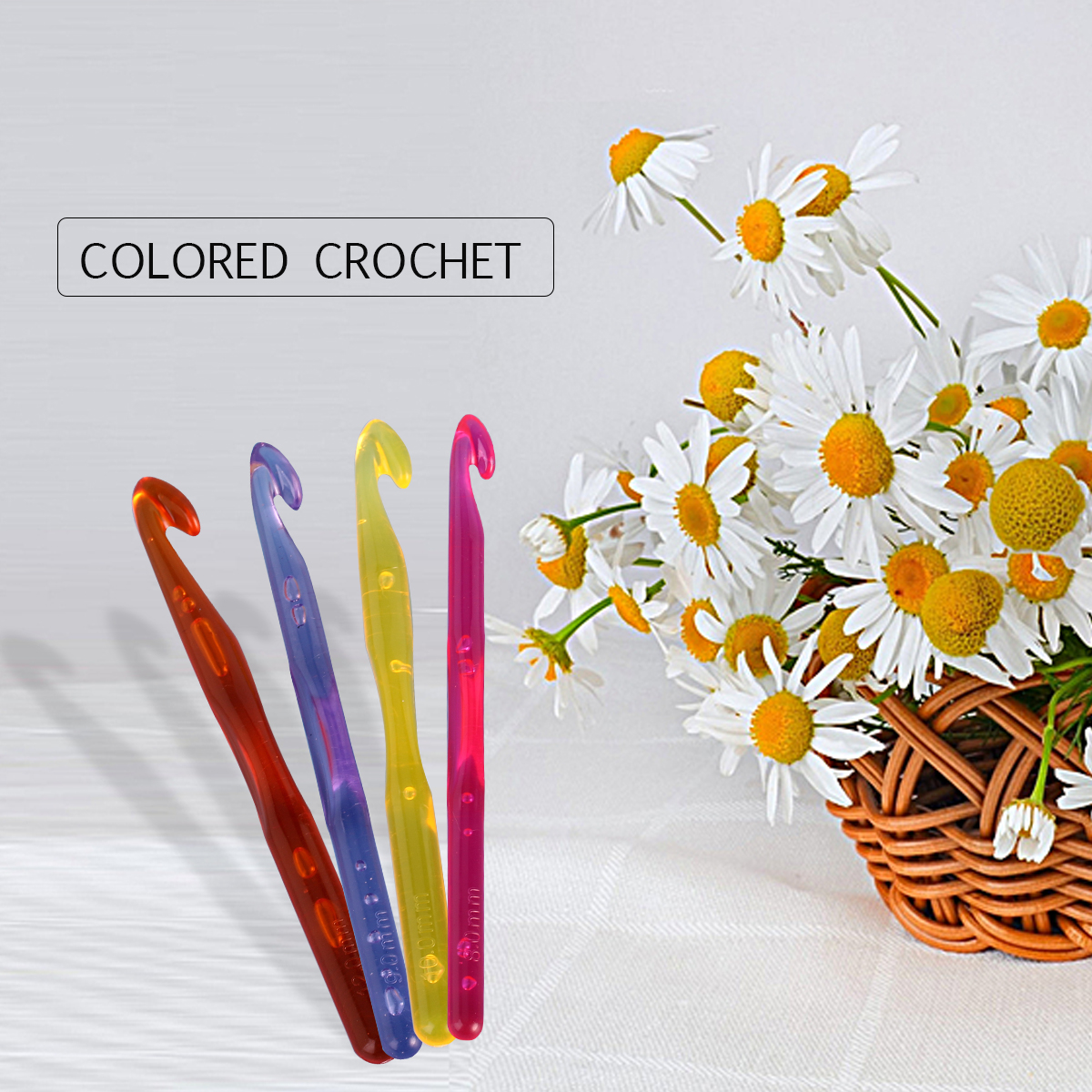 9Pcs Colorful Crochet Hooks Pl - Crochet Hook Set 评论和价格