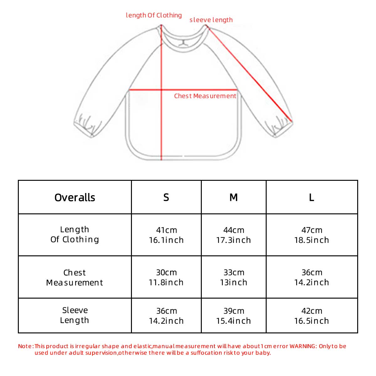 Kids Baby Long Sleeved PU Bibs - Art Craft 6 Year Old 评论和价格