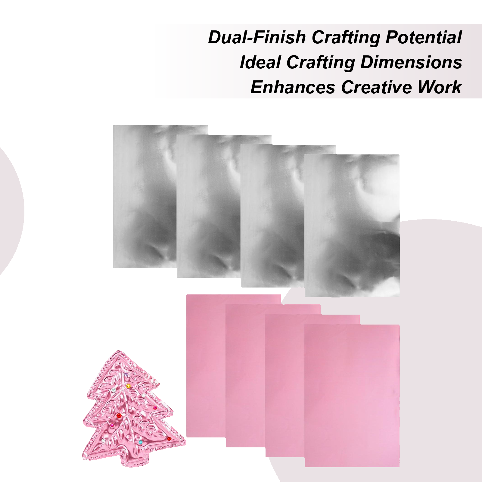 Embossing Foil 8 Pieces Alumin - Art Craft Paper 评论和价格