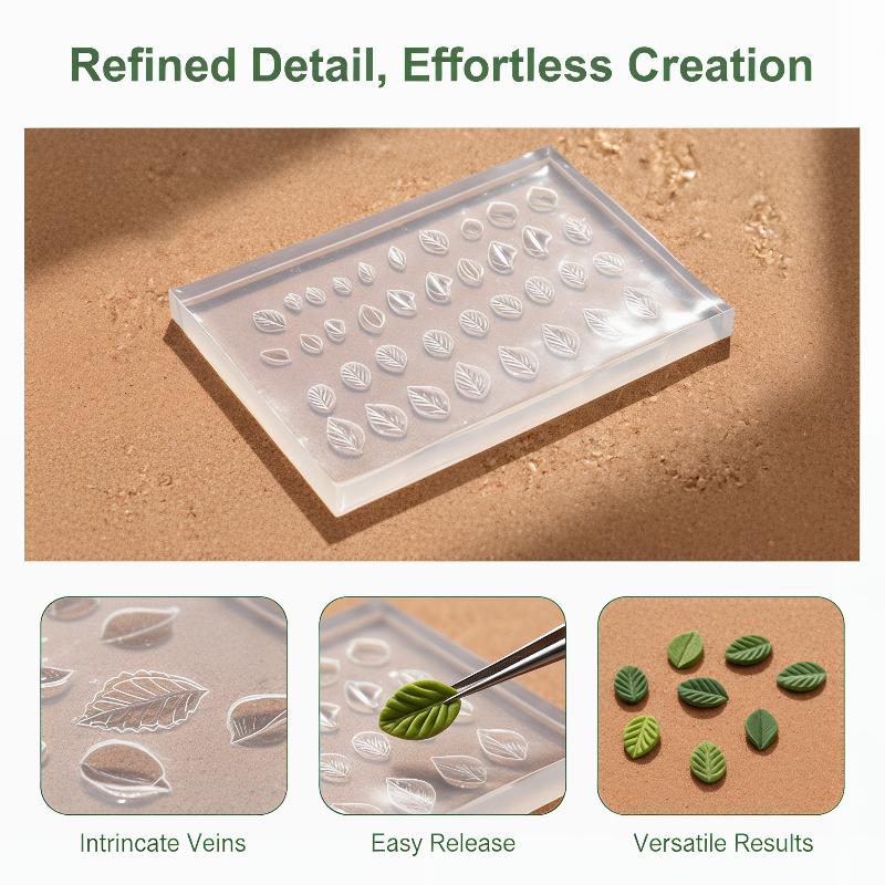 3D Mold Silicone Nail Art Deco - Art Craft Leaves 评论和价格