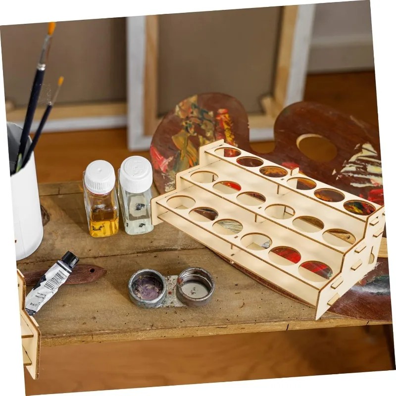 Top Quality Wooden Paint Rack  - Art Craft Display 评论和价格