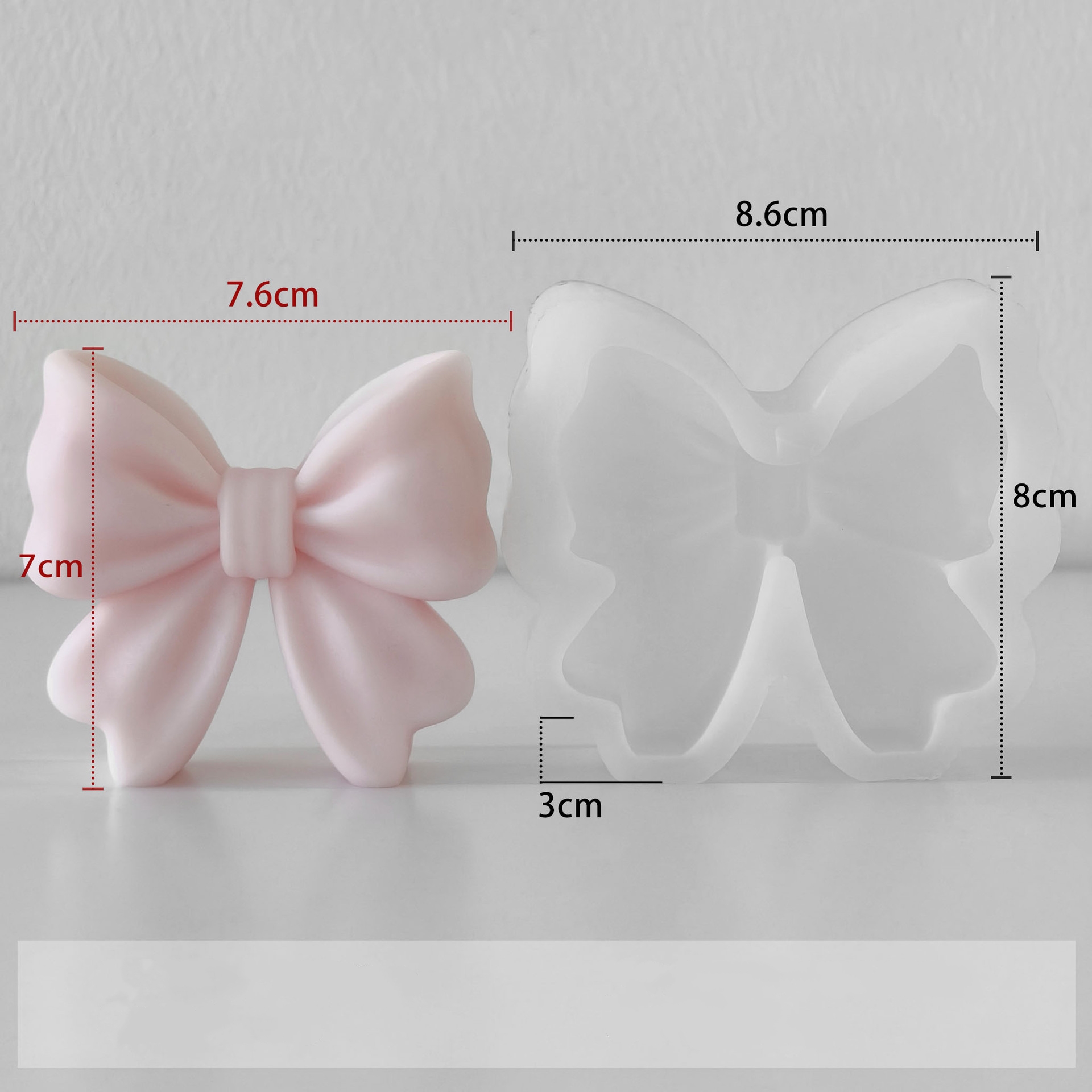 Bowtie Candle Mold Heat-Resist - Art Craft Show 评论和价格