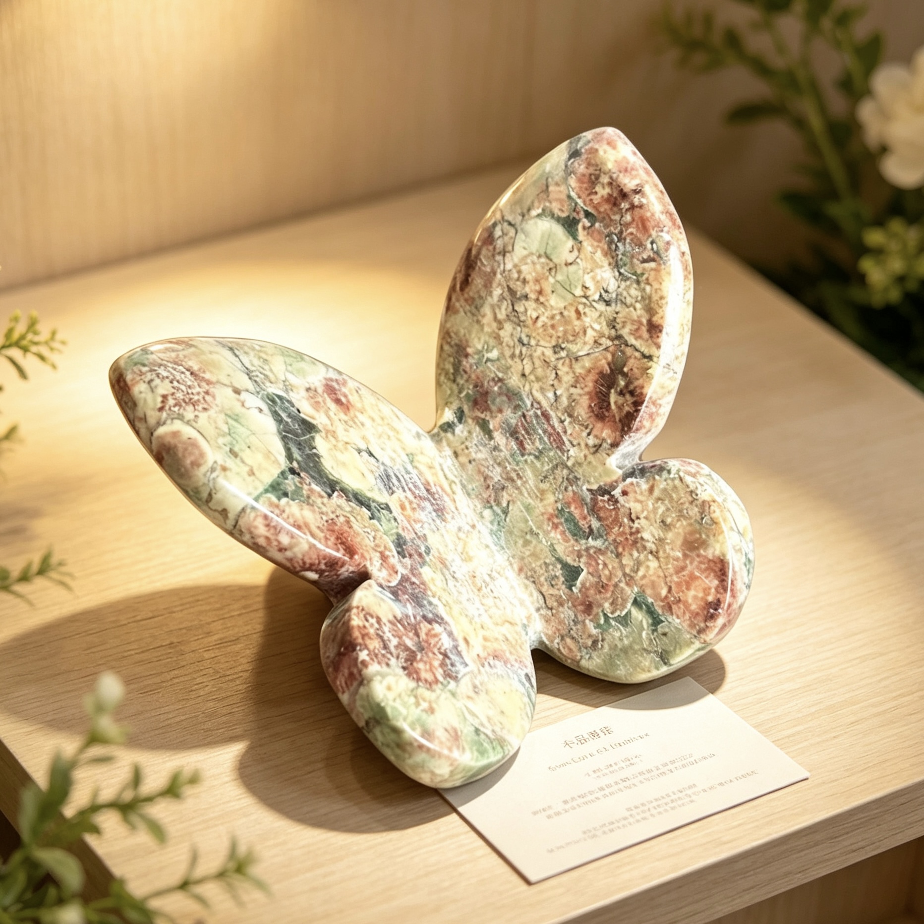 1pc Hand-Carved 3D Crystal But - Art Craft Mother'S Day 评论和价格