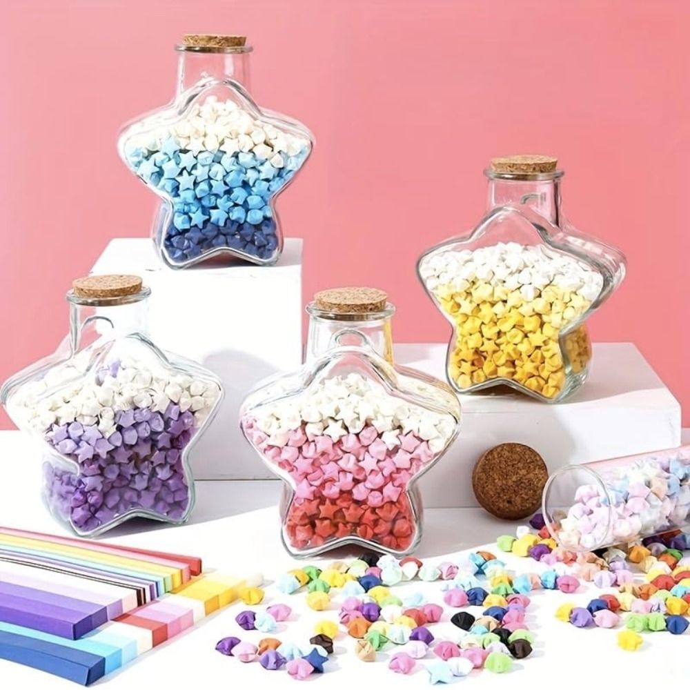 540 Sheets Origami Paper Stars - Art Craft Show 评论和价格