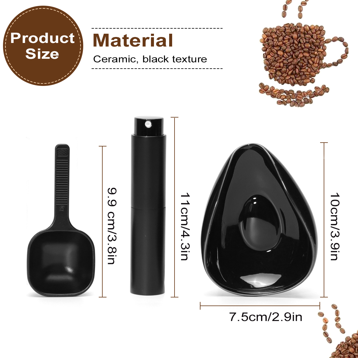 Leeseph Coffee Bean Dosing Cup - Polymer Clay Set 评论和价格