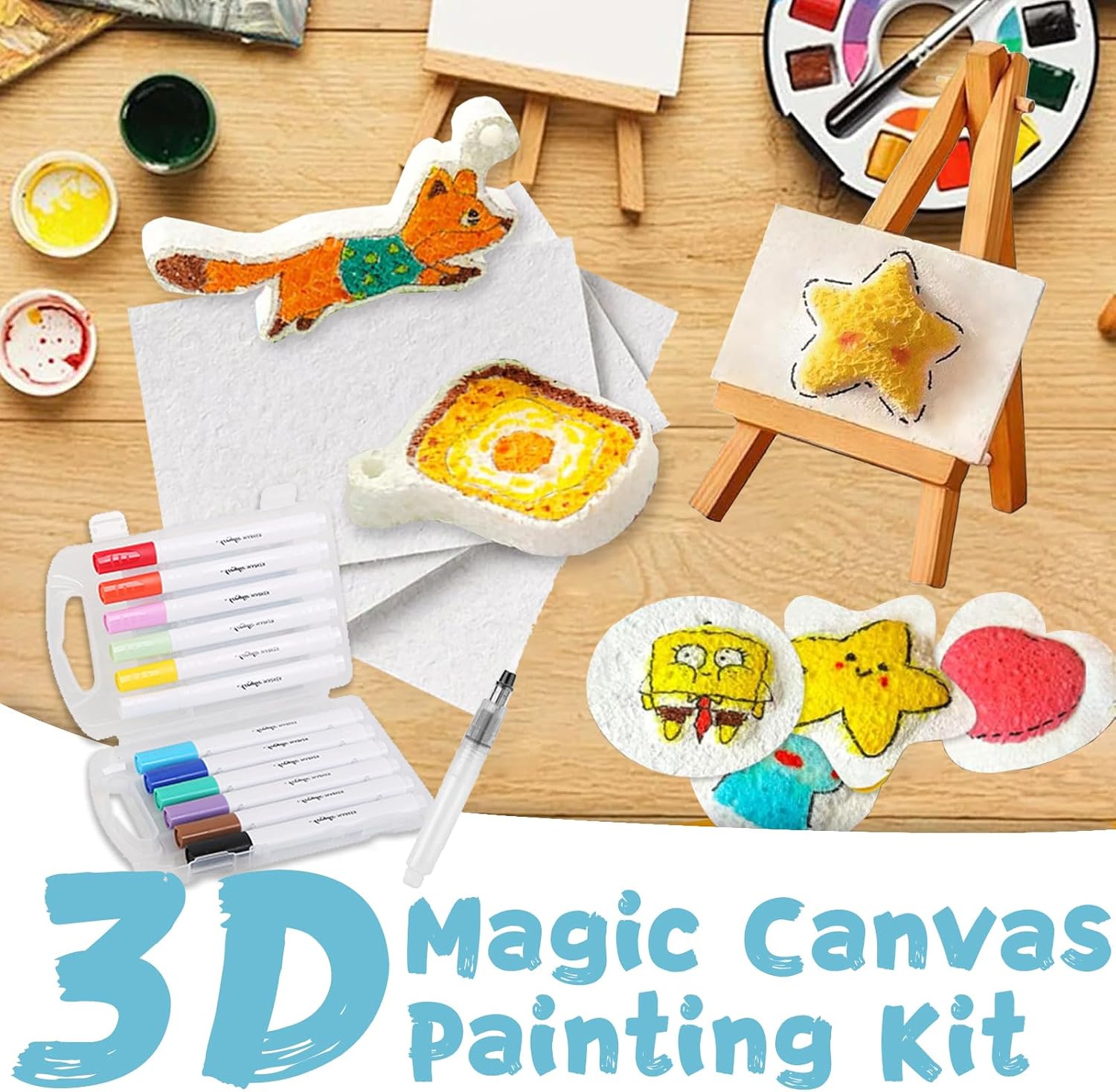 3D Puffy Foam Texture Painting - Art Craft Paper 评论和价格
