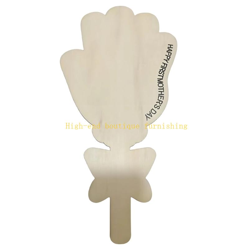 L9NB Wooden Hand Painted Flowe - Art Craft Mother'S Day 评论和价格