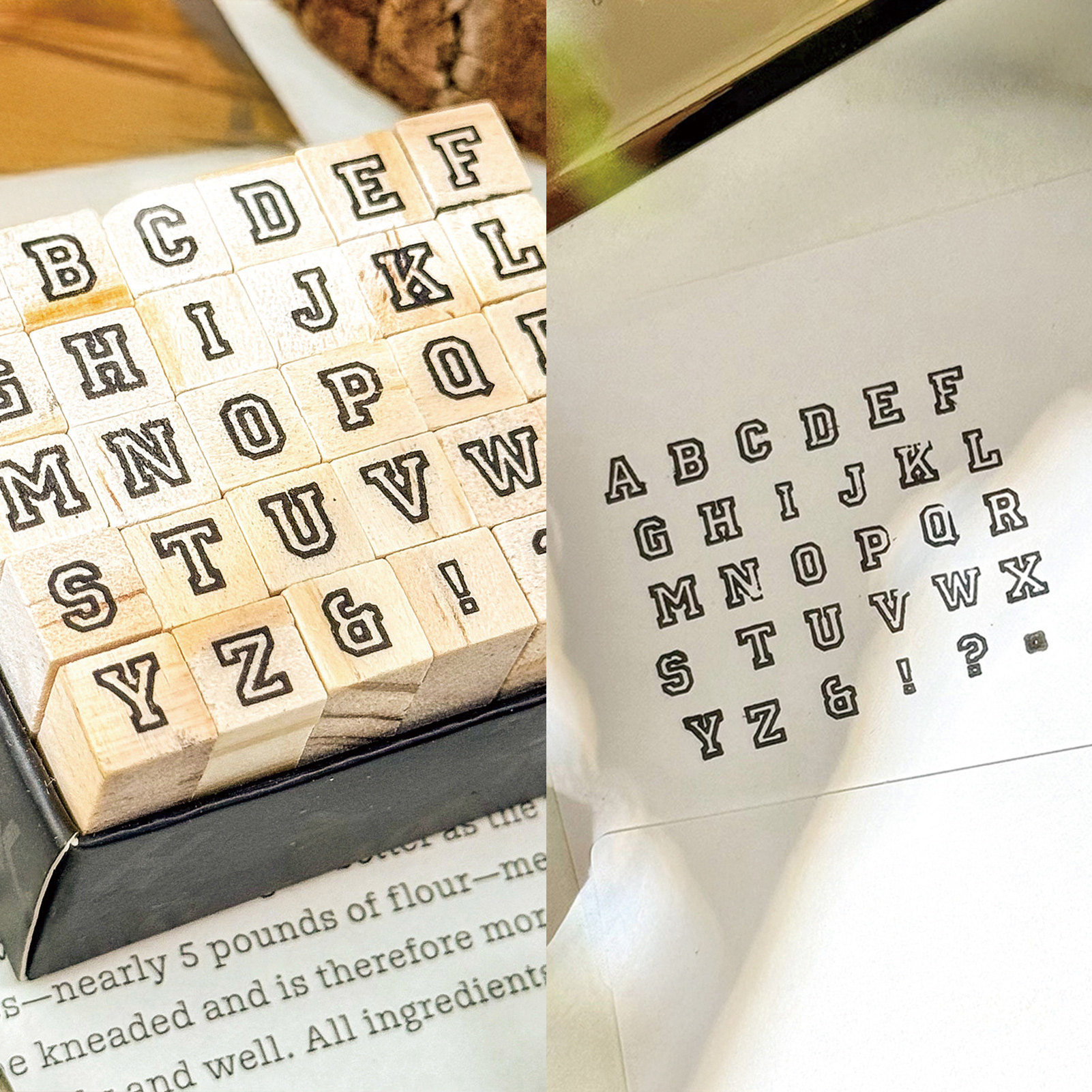 Creative Alphabet Wood Stamps  - Art Craft Show 评论和价格