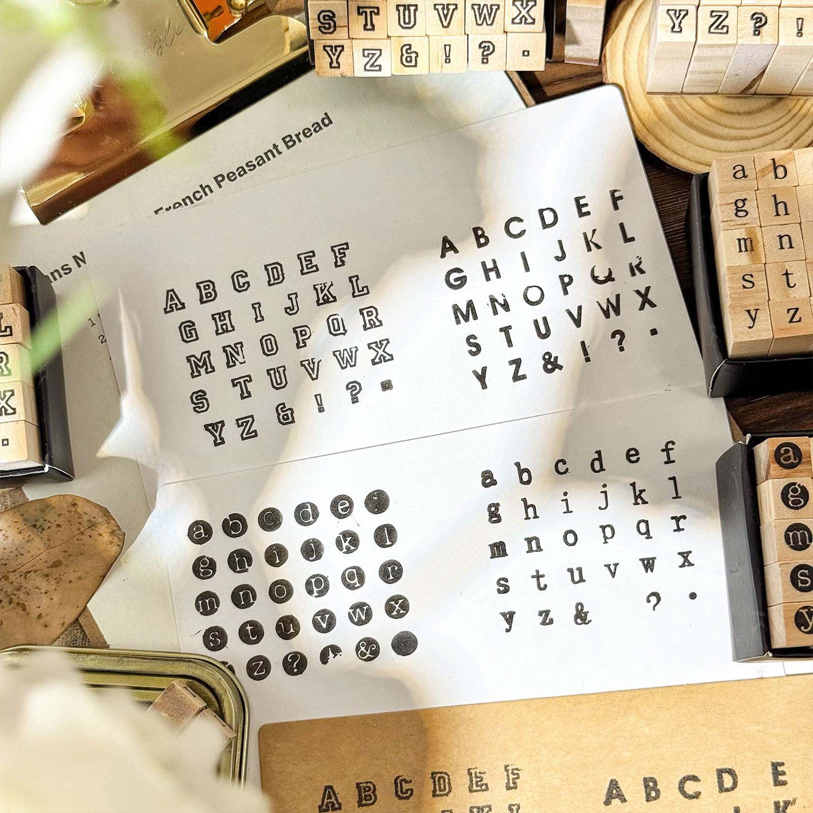 Creative Alphabet Wood Stamps  - Art Craft Show 评论和价格