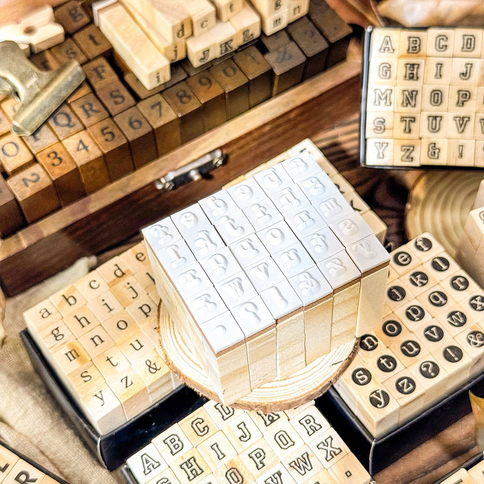 Creative Alphabet Wood Stamps  - Art Craft Show 评论和价格