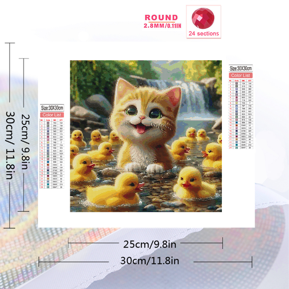 Huacan 5D Diamond Painting Ani - Art Craft Duck 评论和价格