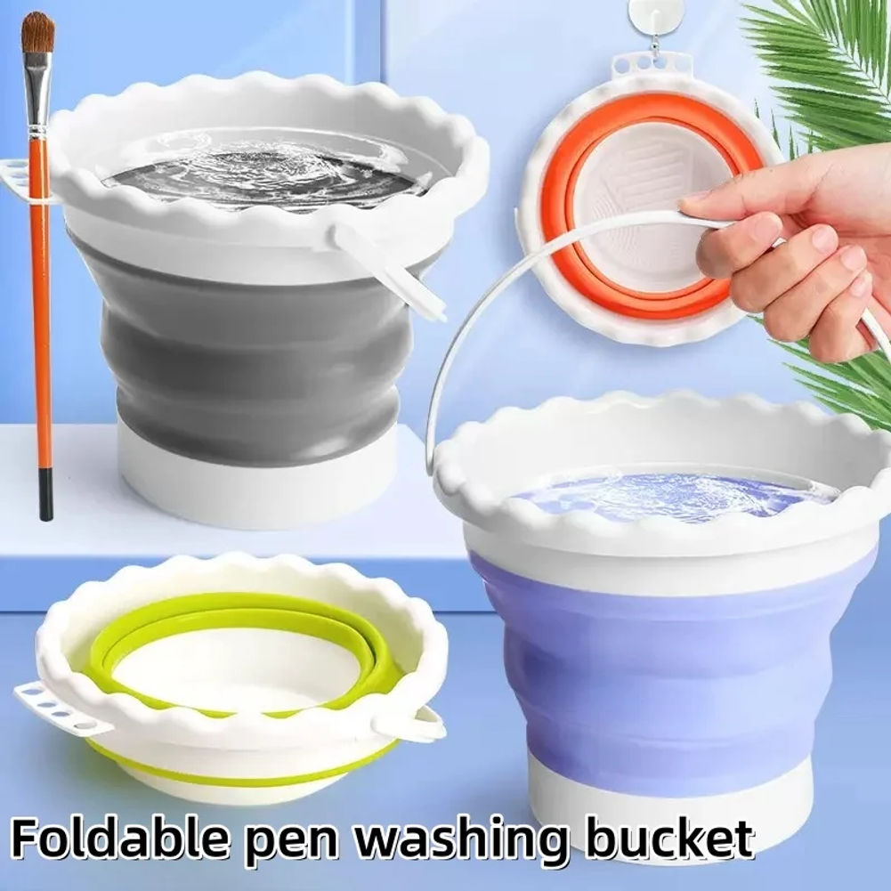 Collapsible Foldable Paint Bru - Art & Craft On Wild Animals For Preschoolers 评论和价格