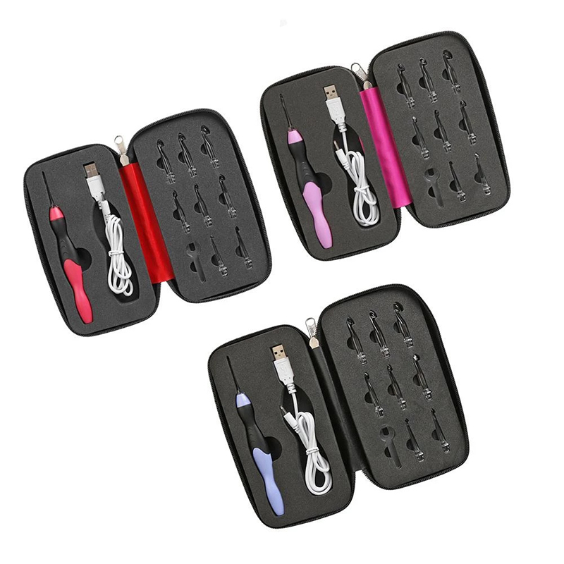 9 in 1 USB Light Up Crochet Ho - Crochet Hook Set 评论和价格