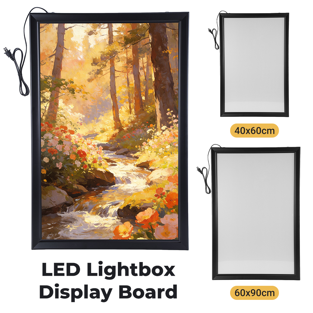 LED Poster Frame 15.7 X 23.6in - Art Craft Display 评论和价格