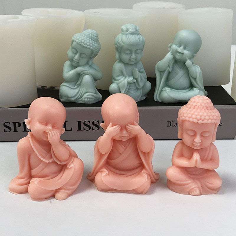 3D Little Monk Candle Silicone - Art Craft Show 评论和价格
