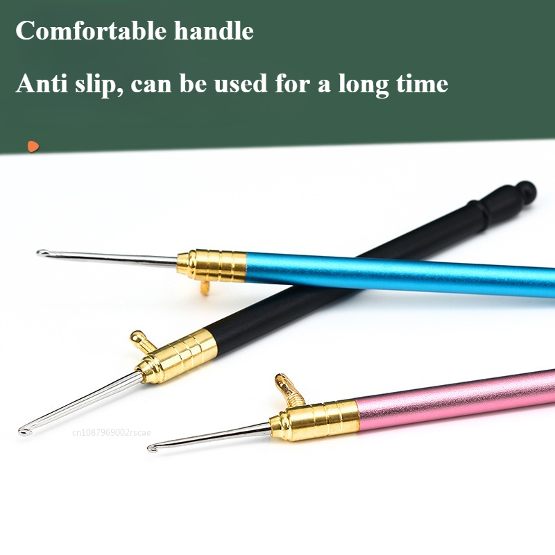 11Pcs/Set Interchangeable Croc - Crochet Hook Set 评论和价格