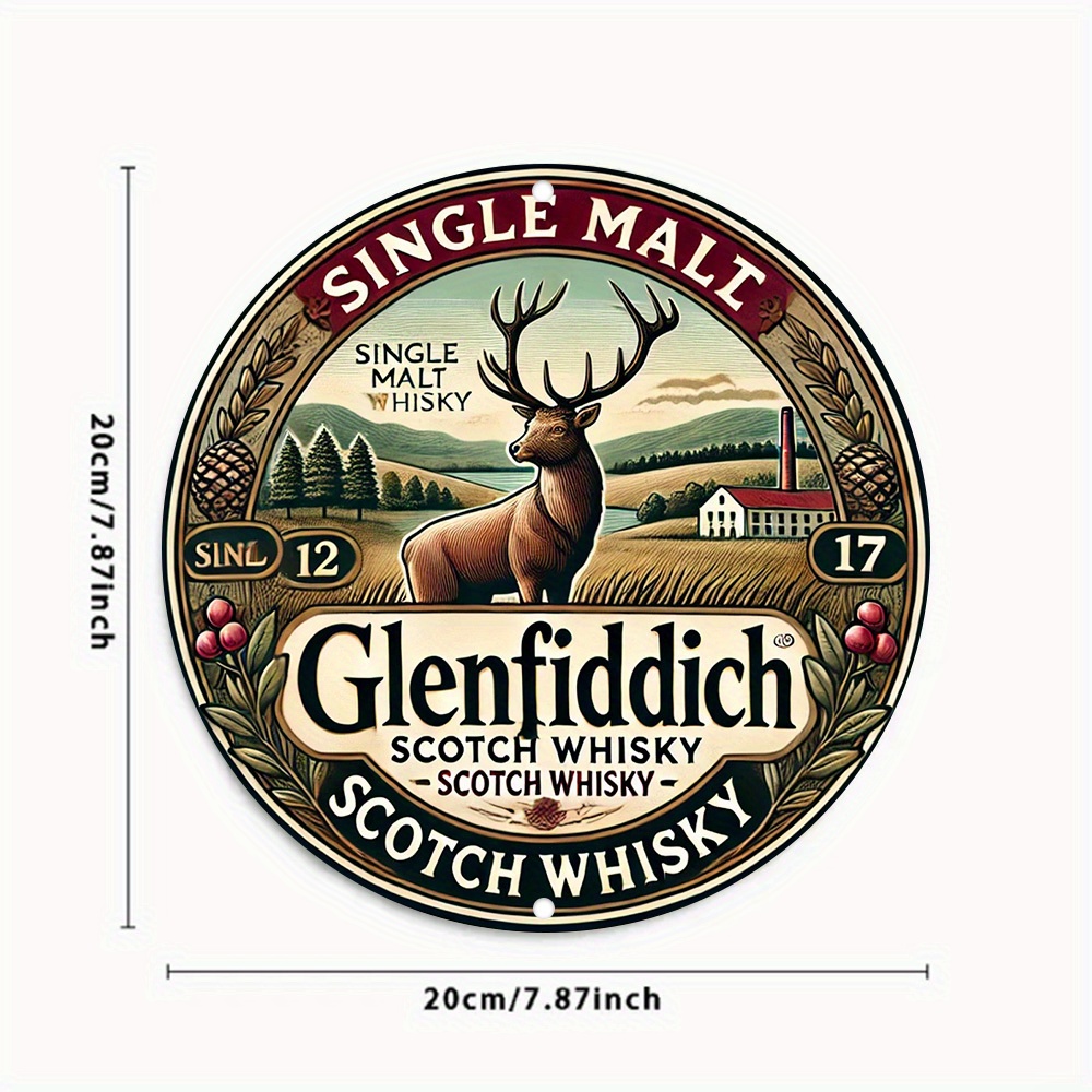 2D flat, Glenfiddich Scotch wh - Art Craft Movement 评论和价格