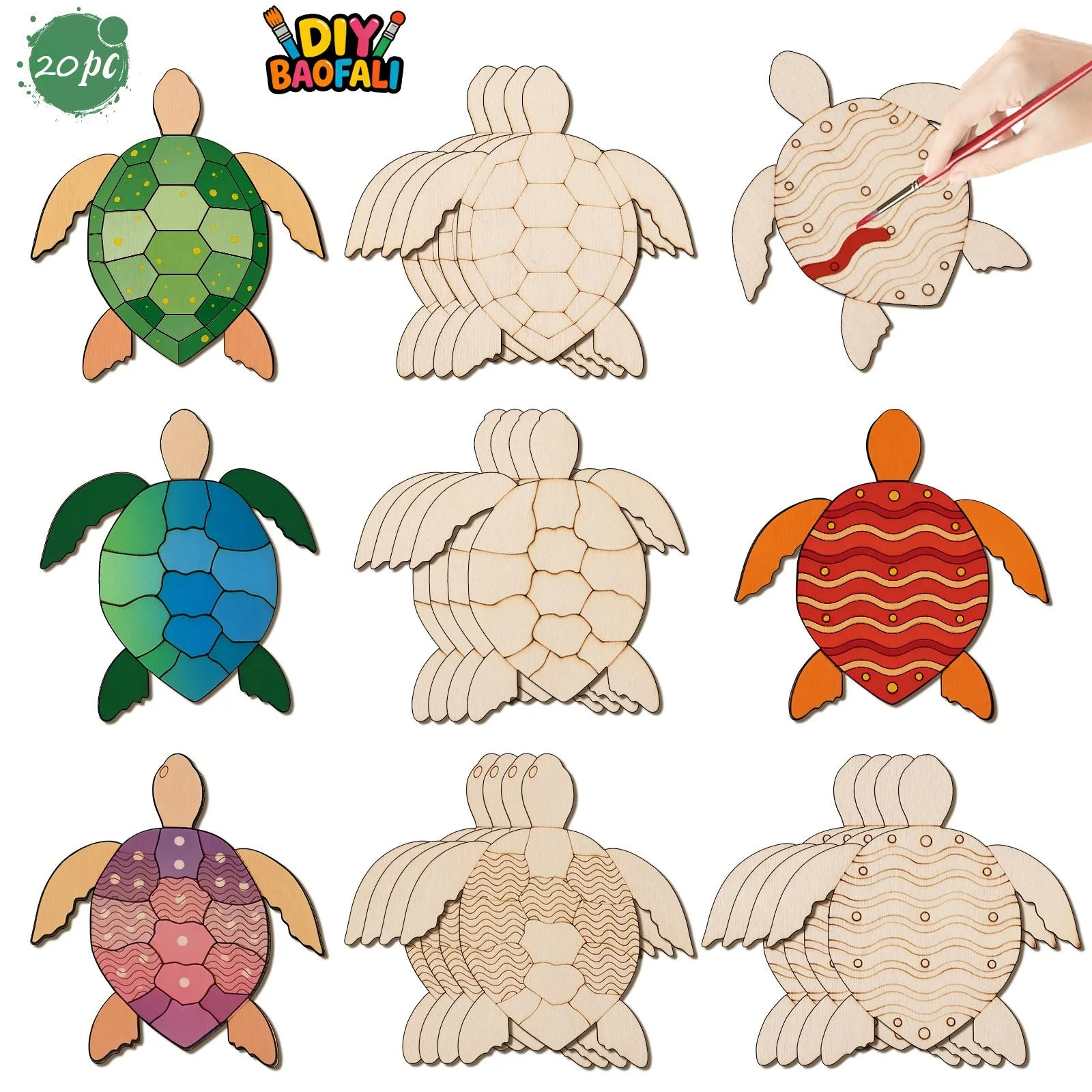 15/20pcs DIY Unfinished Crafts - Art Craft Duck 评论和价格