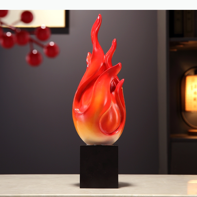 Fire Induced Wealth Ornament R - Art Craft Display 评论和价格
