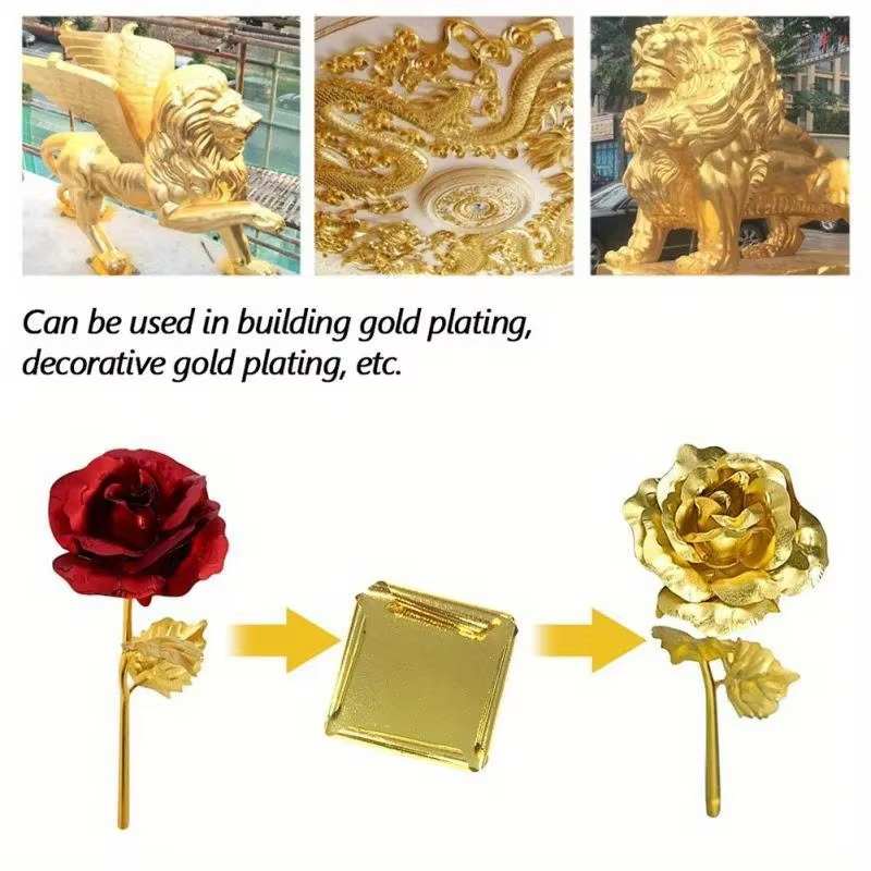 100 Sheets DIY Nail Gold Leaf  - Art Craft Leaves 评论和价格
