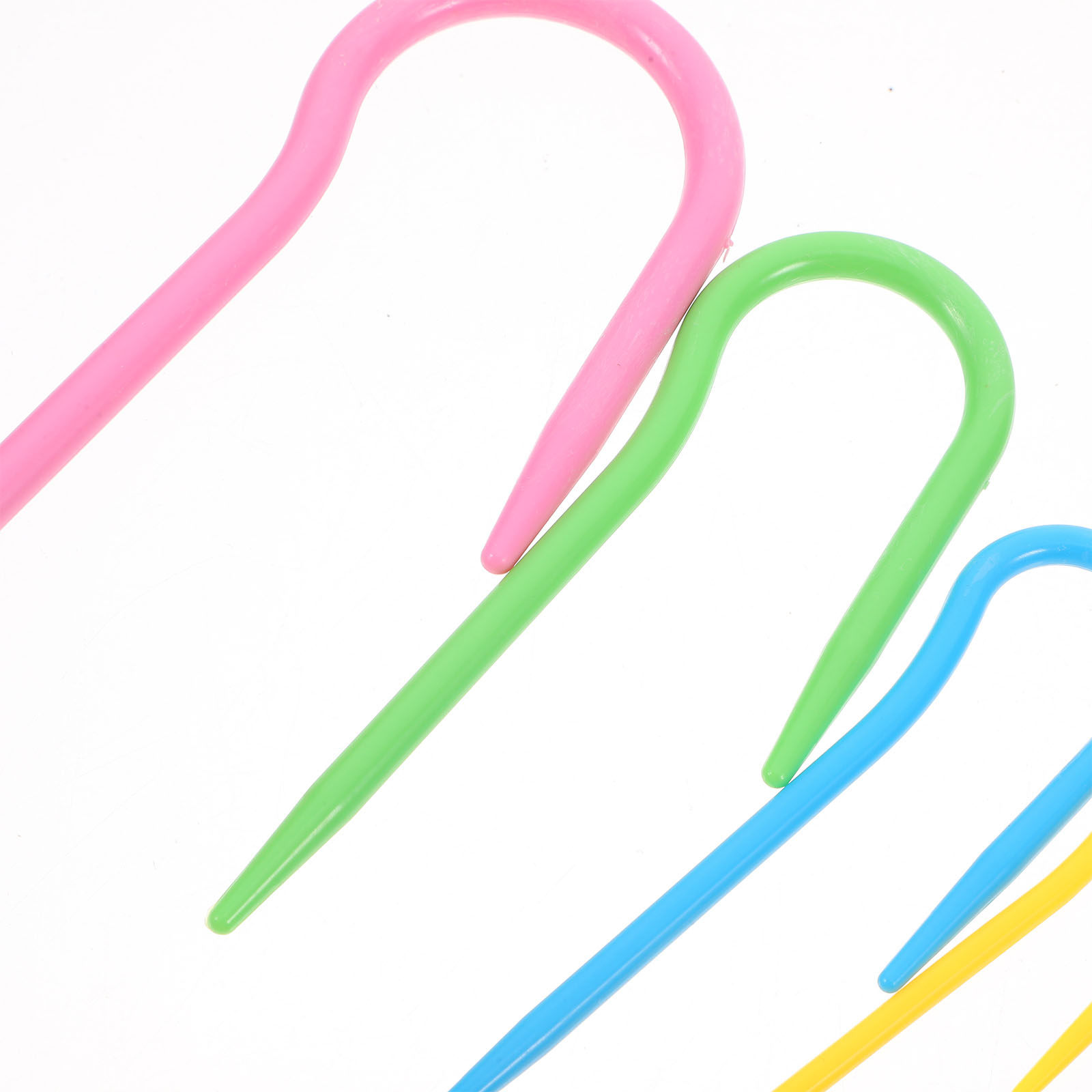 4Pcs Bright U-Twist Knitting H - Crochet Hook Set 评论和价格