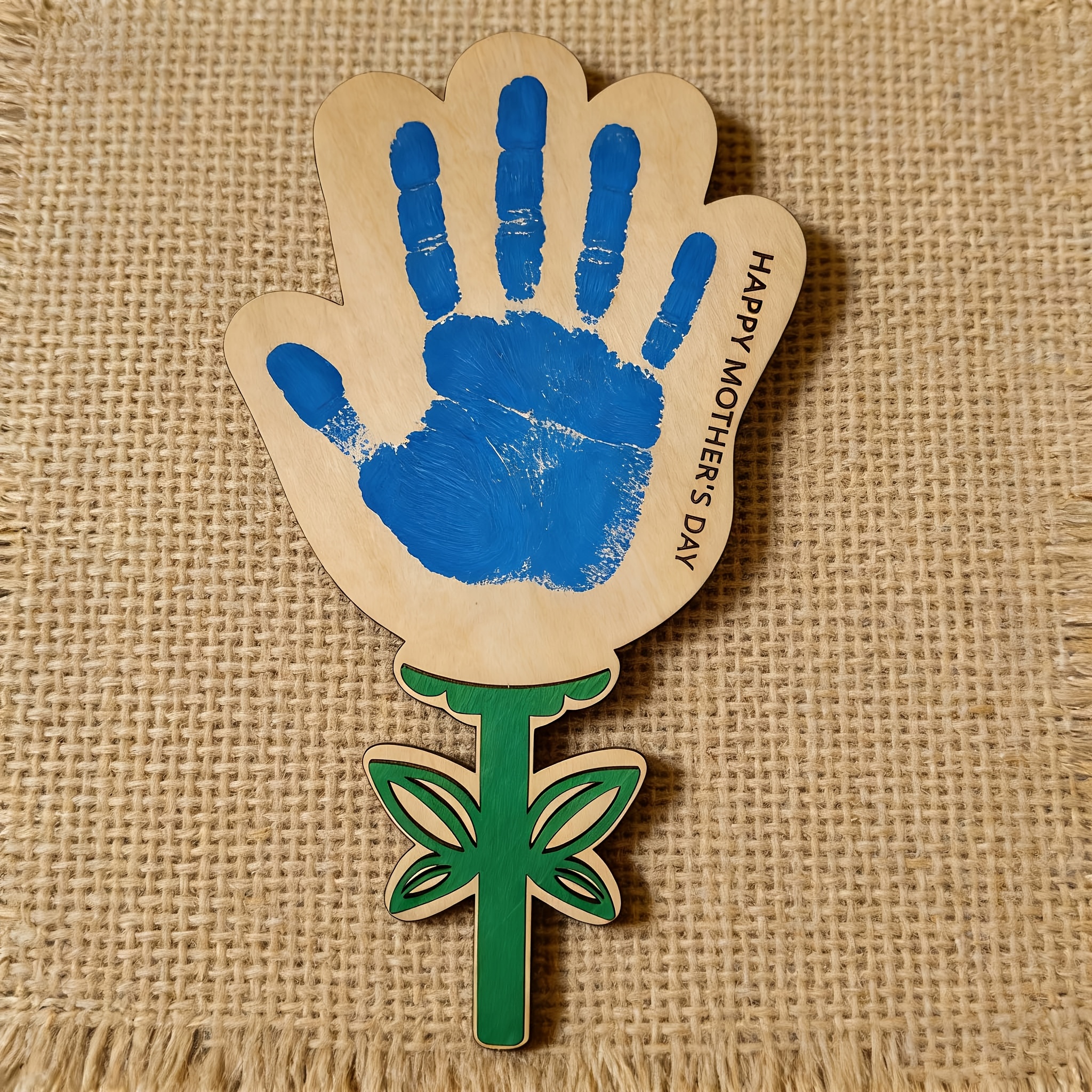 Mother’s Day Wooden Handprint  - Art Craft Mother'S Day 评论和价格