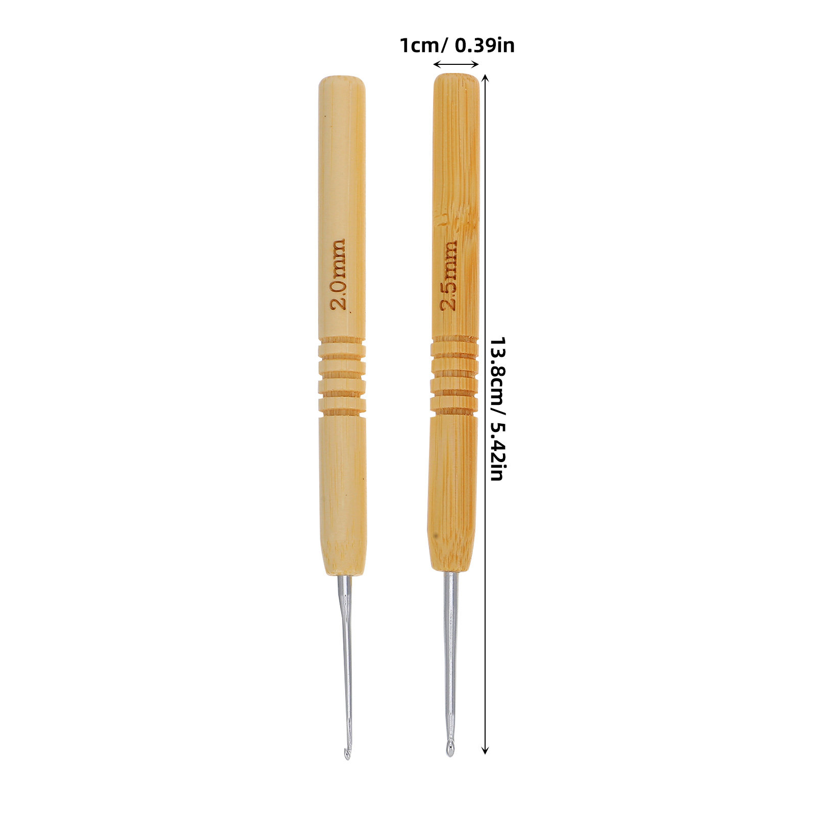 9Pcs Crochet Hook Set Wooden H - Crochet Hook Set 评论和价格