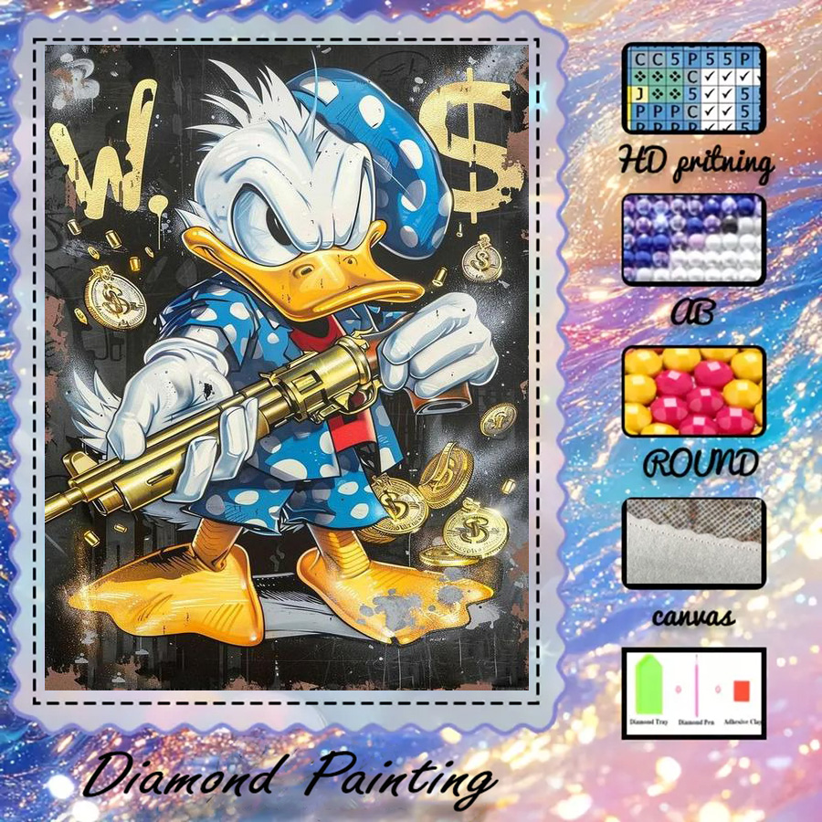 1 piece - Potdemiel-5D-DIY - F - Art Craft Duck 评论和价格