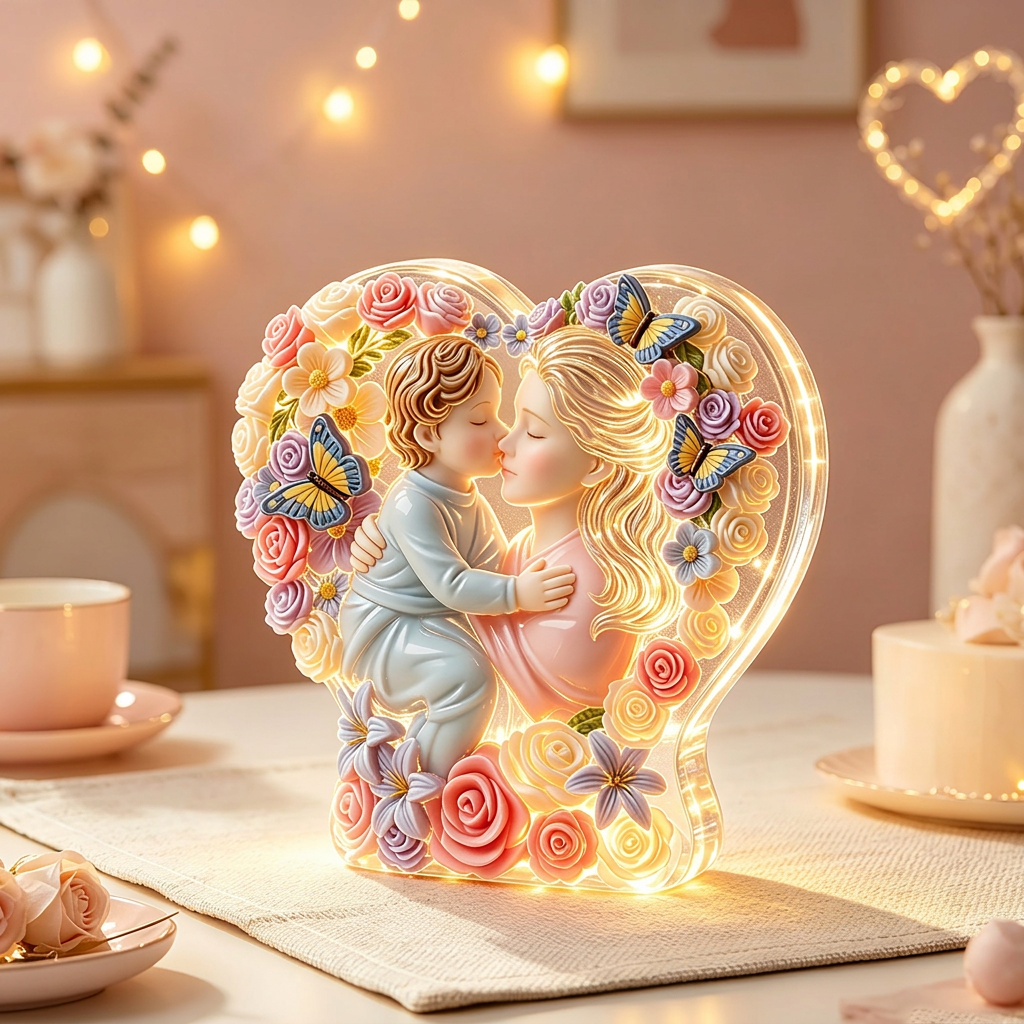 3D Mother Childs Silicone Mold - Art Craft Mother'S Day 评论和价格