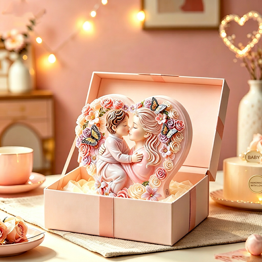 3D Mother Childs Silicone Mold - Art Craft Mother'S Day 评论和价格
