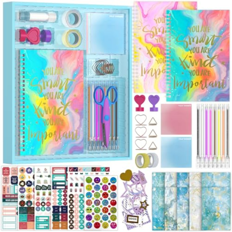 2-Pack DIY Journal Kit for Gir - Art Craft Ideas For Kids 评论和价格