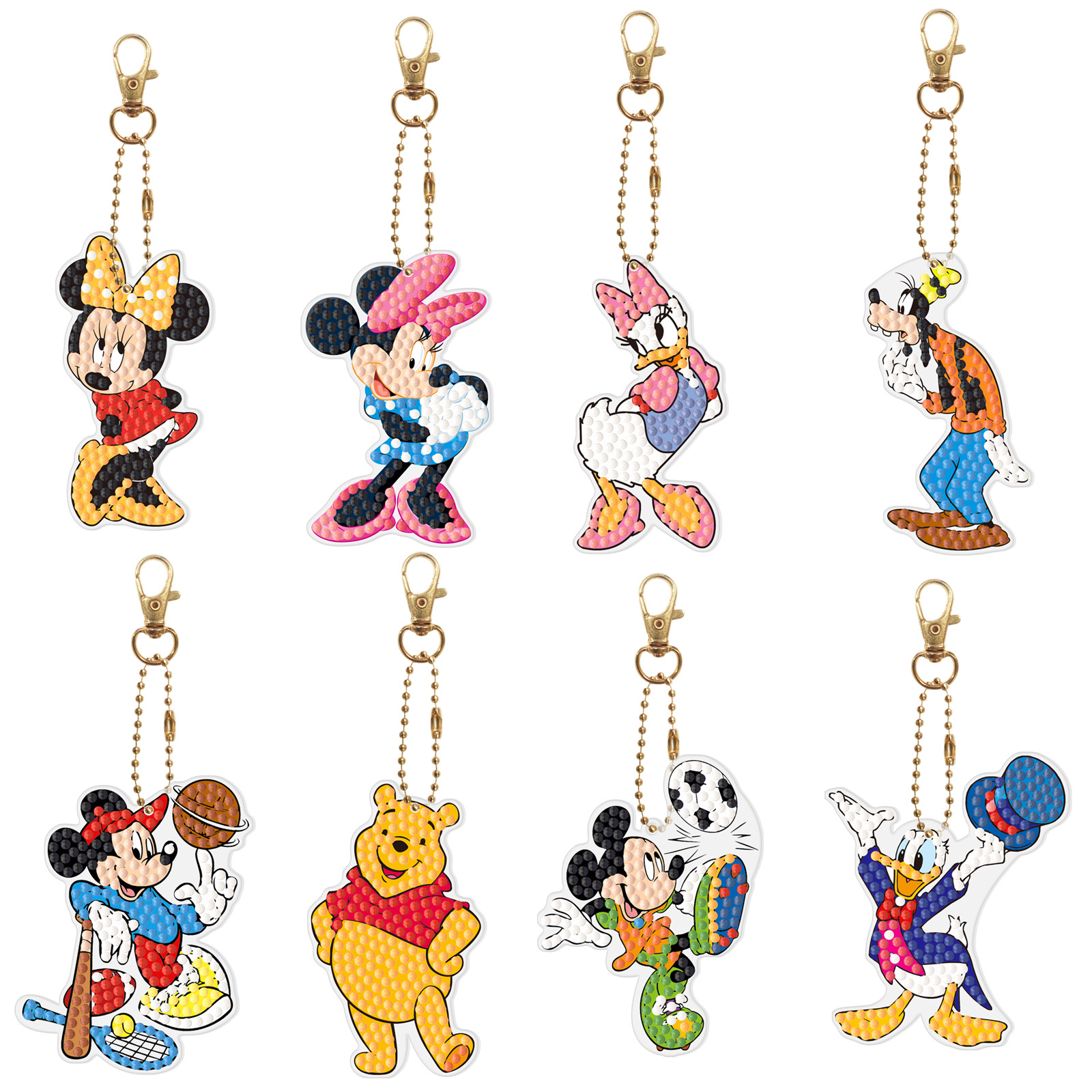Mickey Minnie Donald Duck DIY  - Art Craft Duck 评论和价格