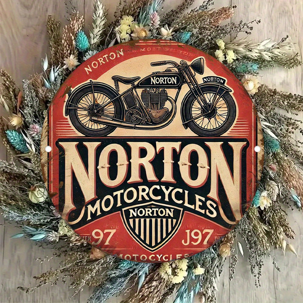 2D flat 1pc retro NORTON Motor - Art Craft Movement 评论和价格
