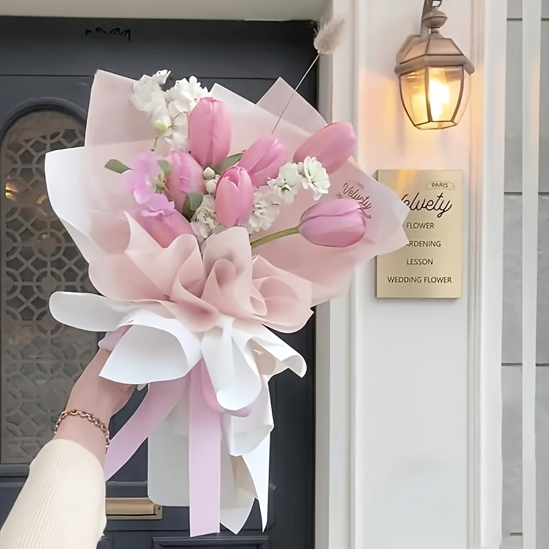 120Pcs - Removable Flower Wrap - Art Craft Paper 评论和价格
