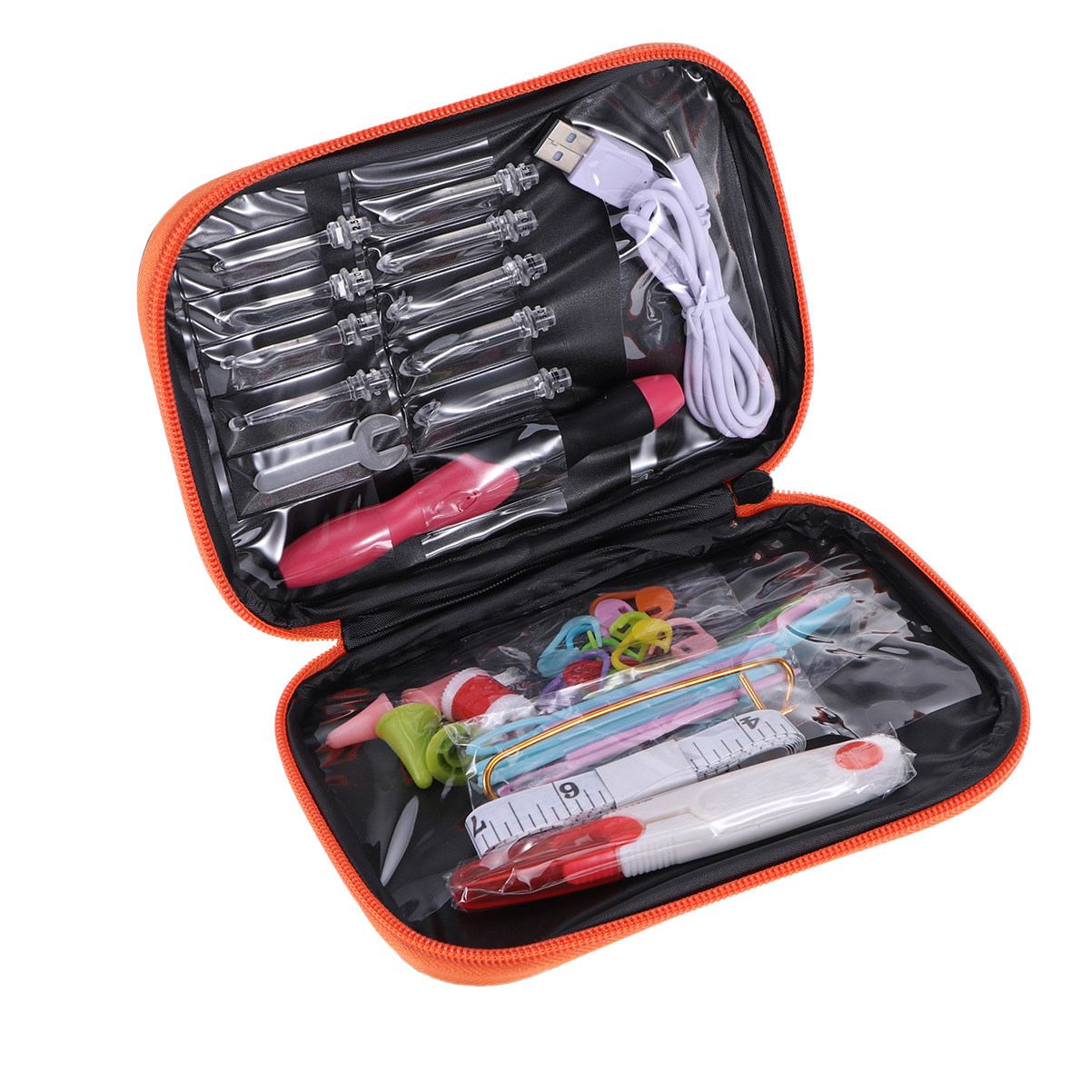 38Pcs Lighted Crochet Hooks Se - Crochet Hook Set 评论和价格